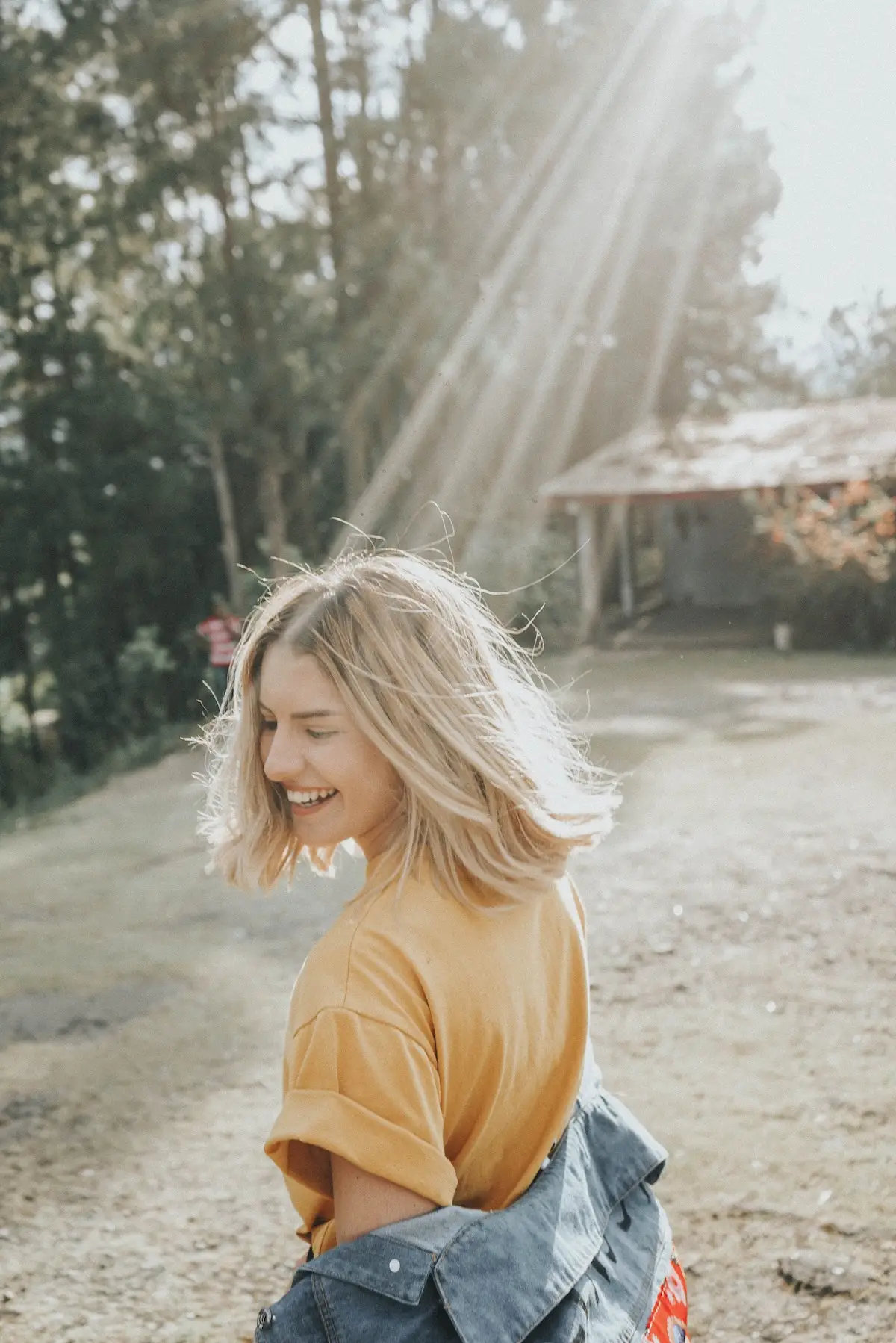 Mujer sonriendo
