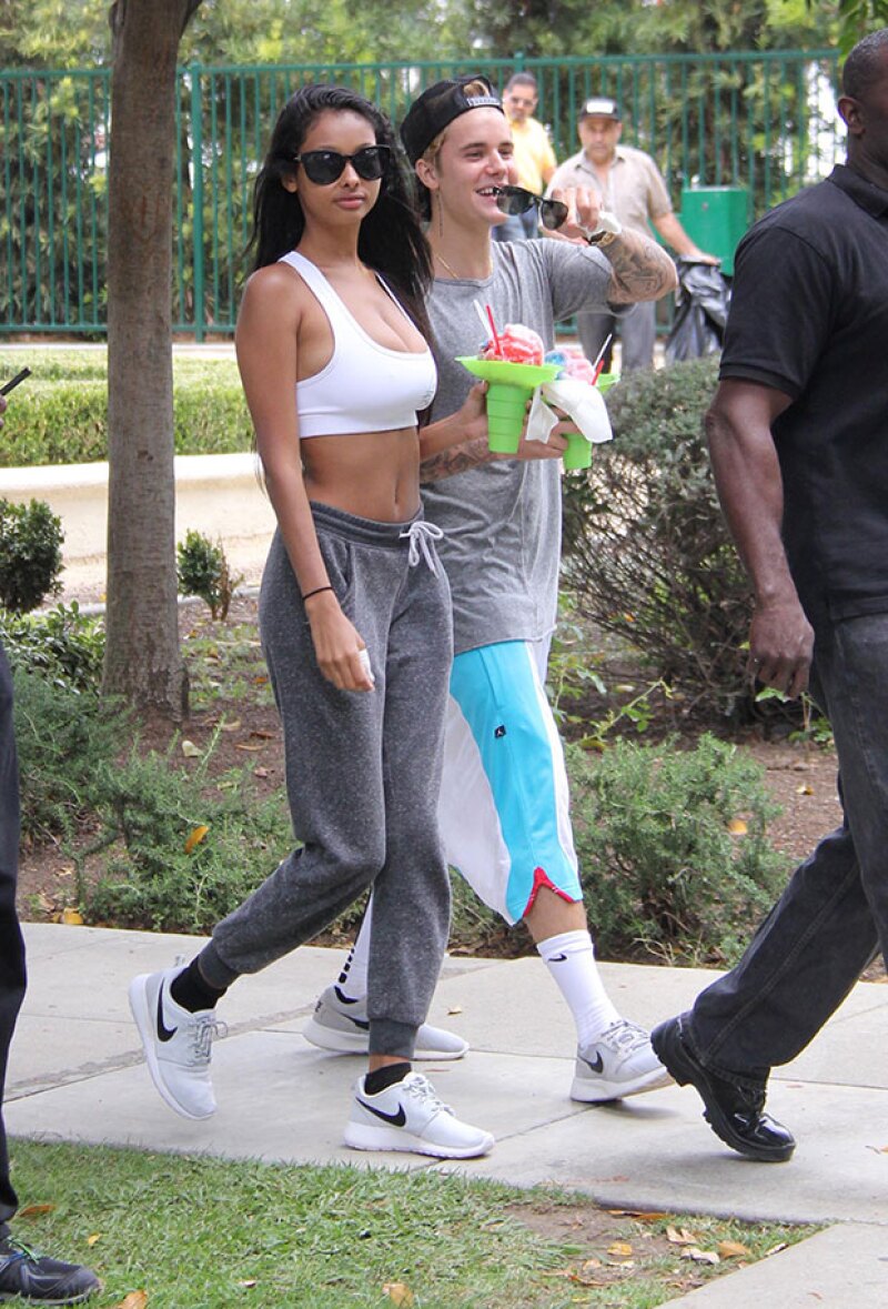 Ambos se vieron muy sonrientes por las calles de Beverly Hills.