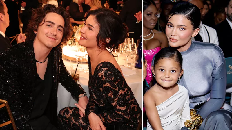 Timothée Chalamet, Kylie Jenner, Stormi