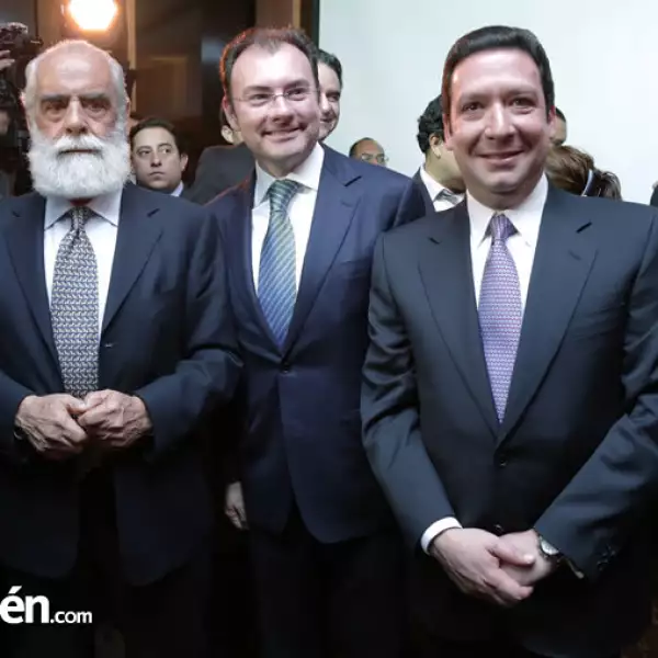 Diego Fernández de Ceballos,Luis Videgaray y Francisco J. Funtanet