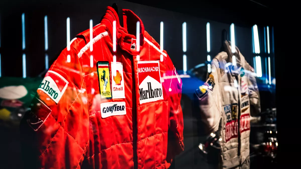 Museo de Londres traje de Schumacher