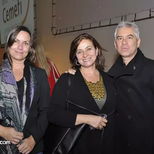 Nathalie Van Hauften, Magdalena Nicolini y Sergio Basáñez