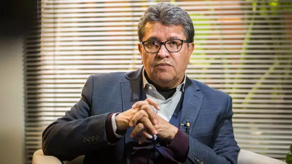 Ricardo Monreal, coordinador de la bancada de Morena en el Senado. Foto: Diego Álvarez. 