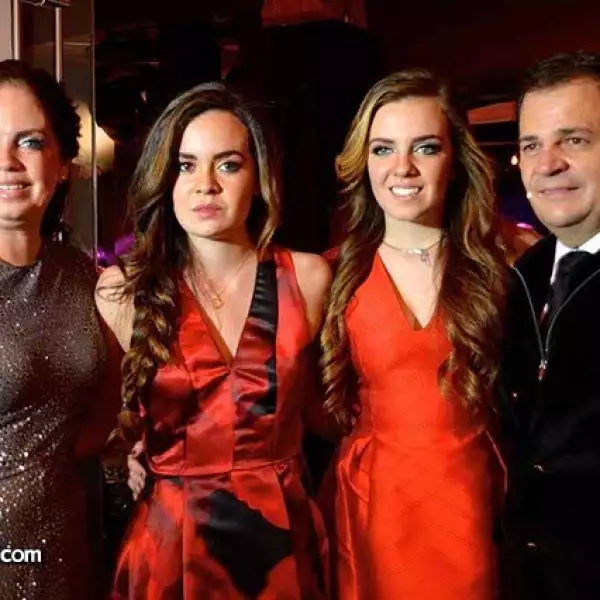 Claudia Ramírez de Richter,Regina Richter,Renata Richter y Ulrich Richter.