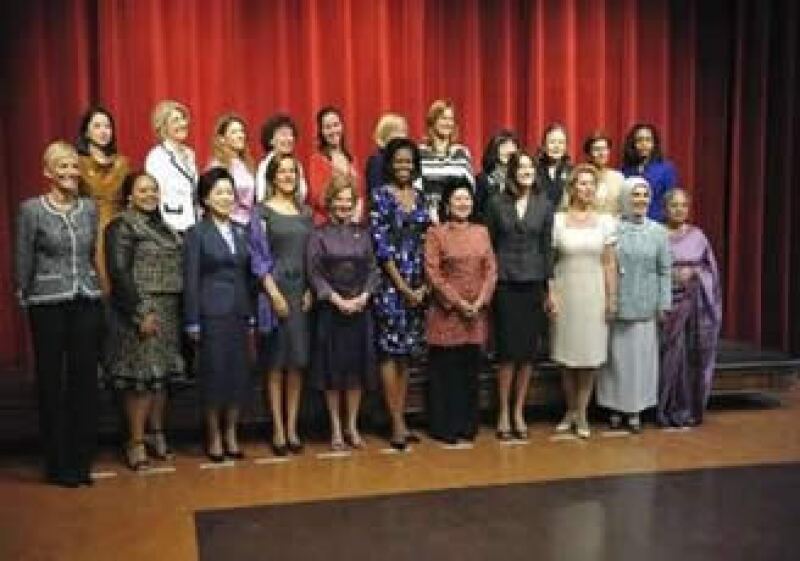 Las esposas de los presidentes del Grupo de los G20. (Foto: Reuters)