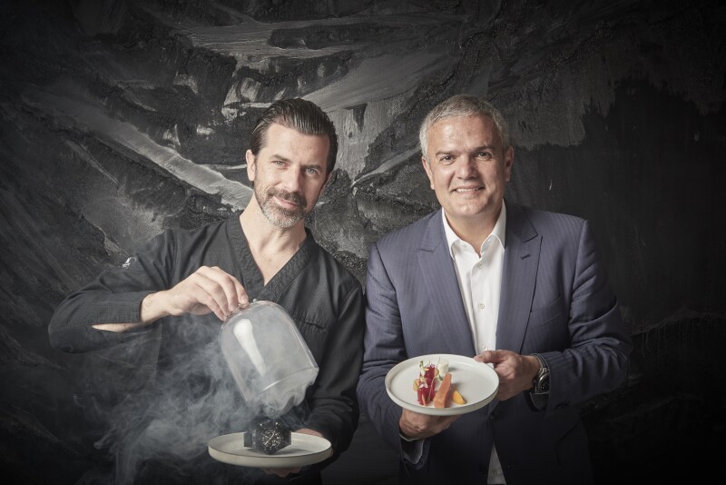 Andres Caminada y Ricardo Guadalupe, CEO de Hublot