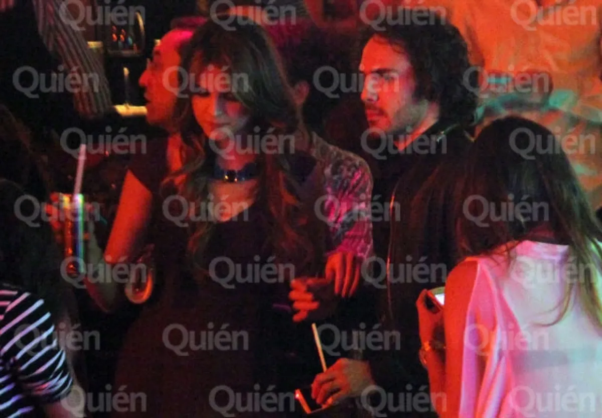 La actriz y el joven empresario asistieron a la fiesta de la presentación MéxicoÂ´s Next Top Model.