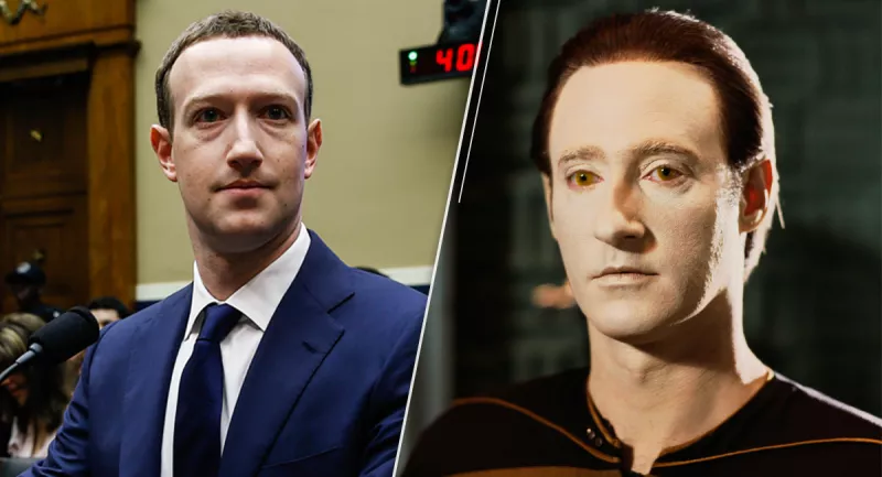 Usuarios de Twitter comparan a Marck Zuckerberg con Data, el robot de Star Trek