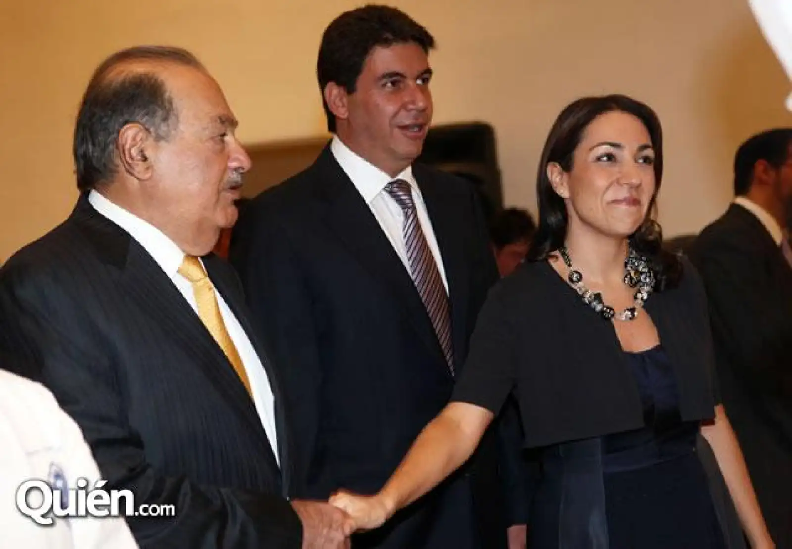 Carlos Slim,Arturo Elías Ayub,Cristina Pineda