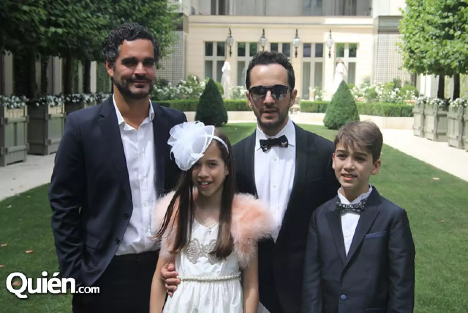 Raphael Sadwon con Anyk, Axel y Óscar Madrazo