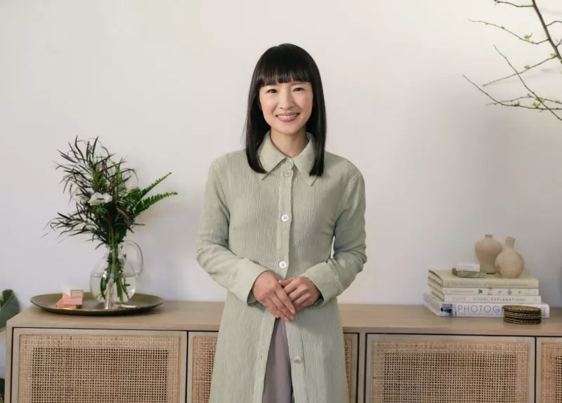 Retrato de Marie Kondo 
