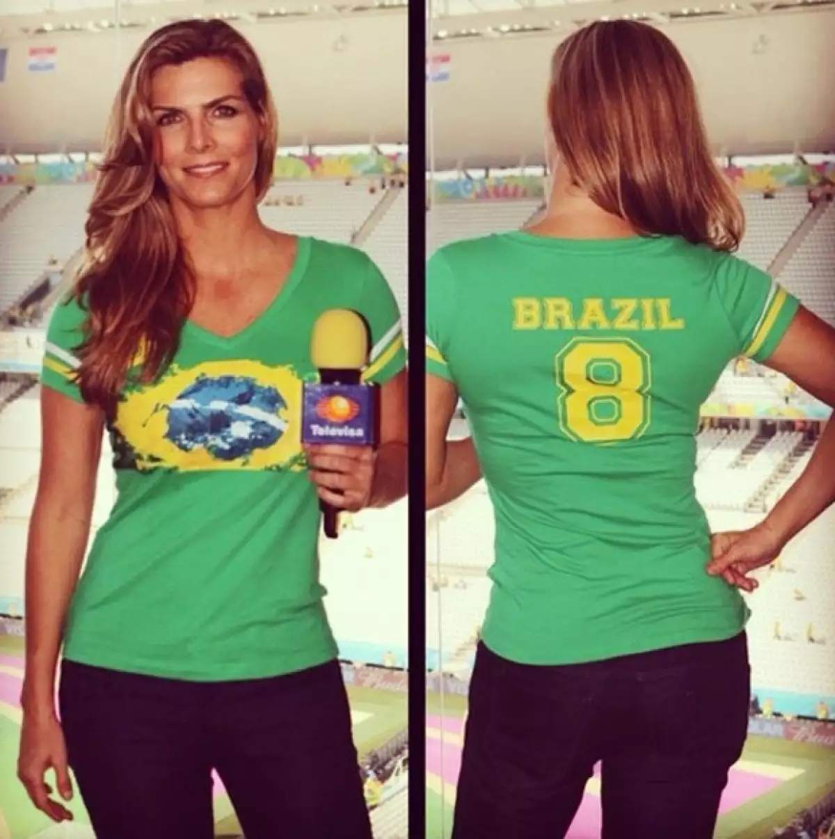 La emoción futbolera comenzó a inundar las cuentas de Instagram y Twitter de los famosos. Algunos reportan directo desde Brasil y otros comentan sobre el inicio de la Copa Mundial.