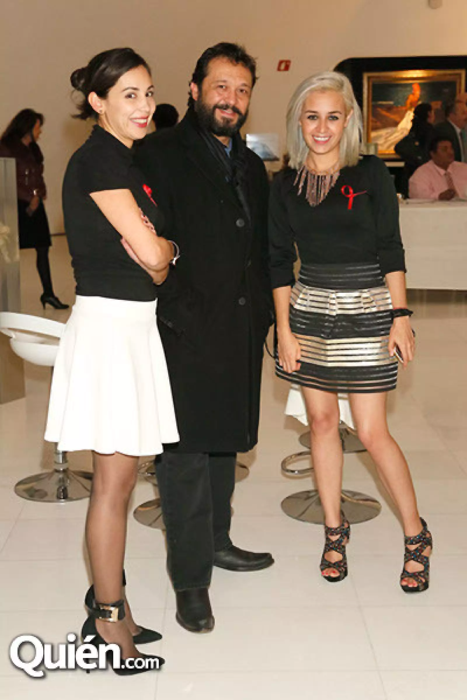Valeria Fontaine,Fernando de la Sierra y Tanya Tapia