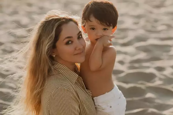 Sherlyn y su hijo André