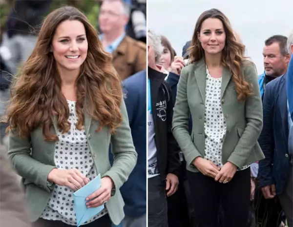 Kate Middleton lució casual, feliz y muy natural.