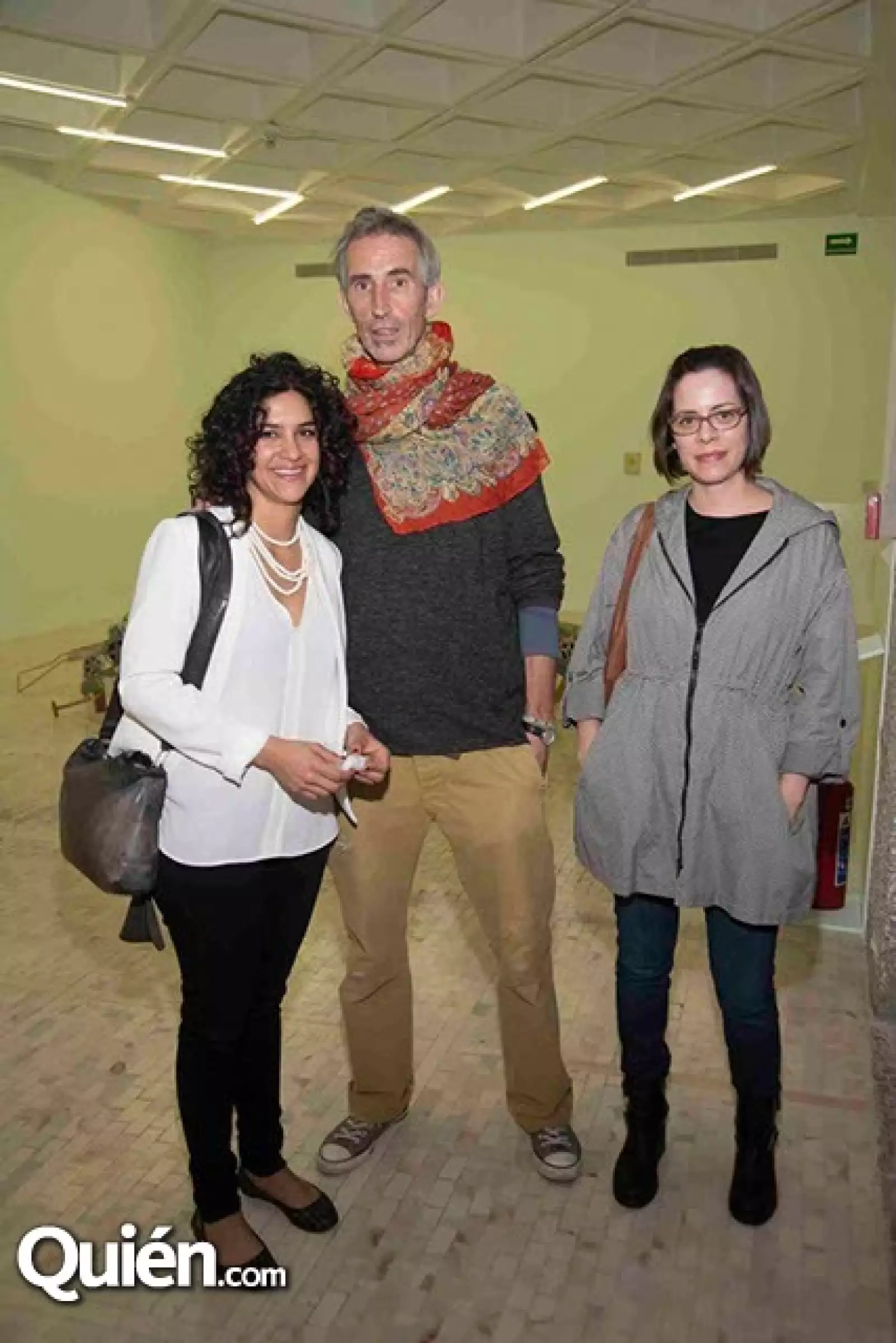 Gaby Gámez, Francis Alys y Graciela Kasep