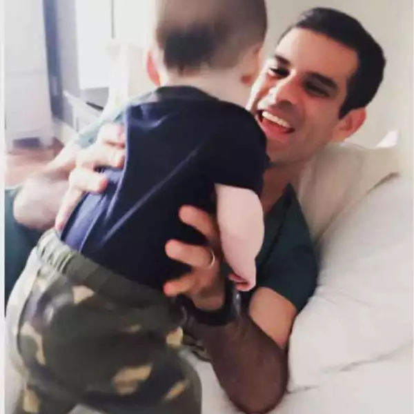 Rafa Márquez y su hijo Leonardo