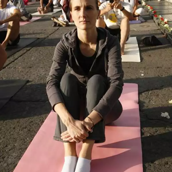 Yoga en el zocalo