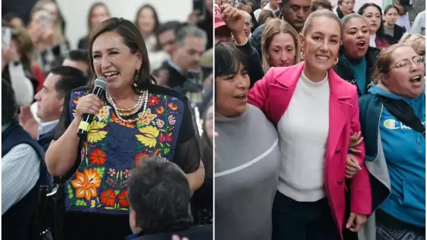 Frente a frente Gálvez-Sheinbaum