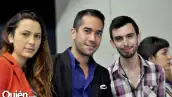 Karla Quintanilla, Shalim Alemán y Eduardo Peña