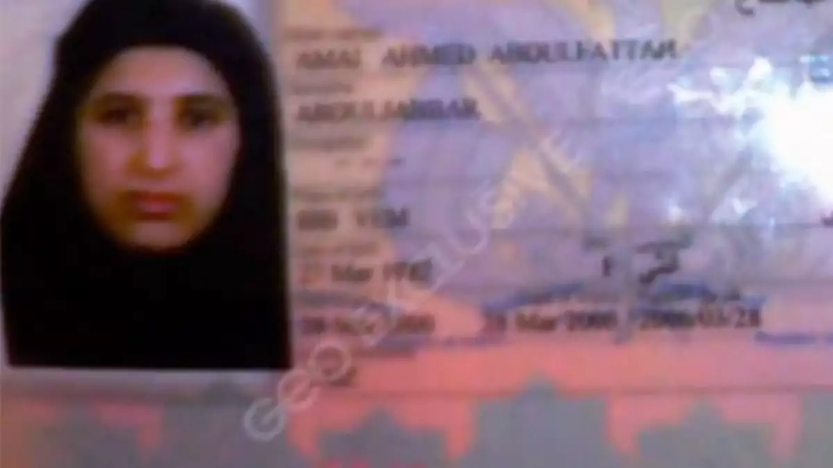 Bin Laden - esposa - pasaporte