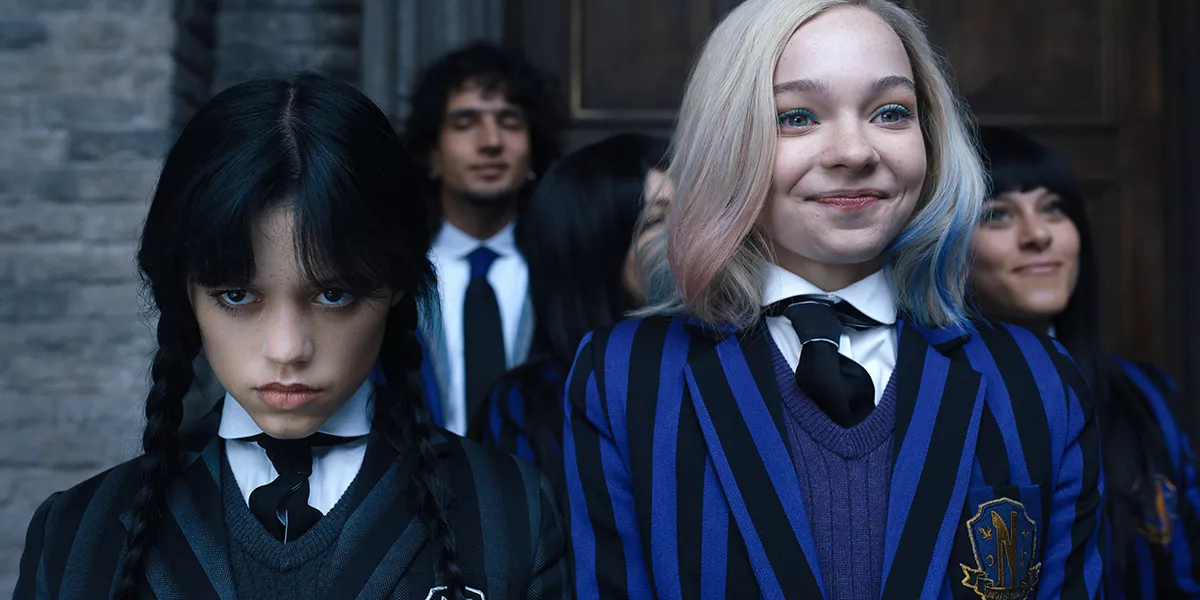 Merlina Jenna Ortega actriz de origen mexicano y puertorriqueño