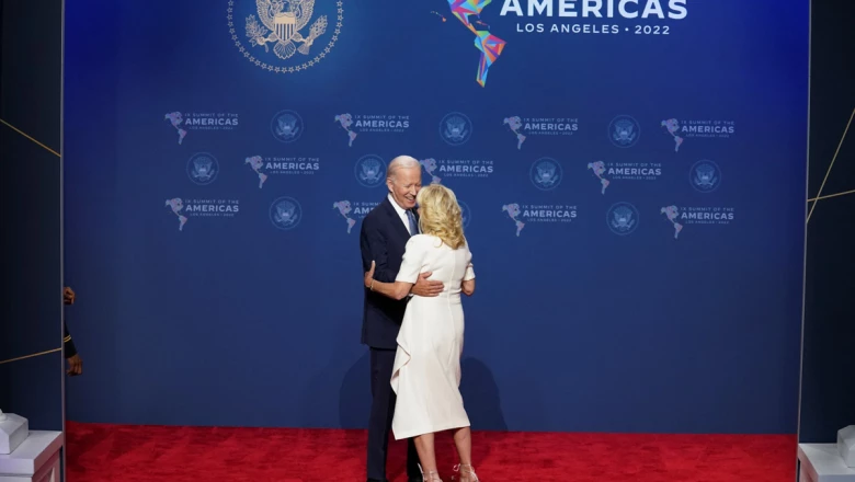 U.S. President Joe Biden welcomes leaders at the Summit of the Americas, in Los Angeles