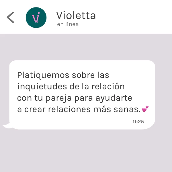 Conoce a Violetta, tu próxima amiga digital y red de apoyo