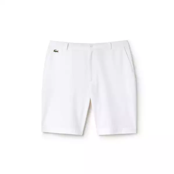 Short blanco para practicar golf