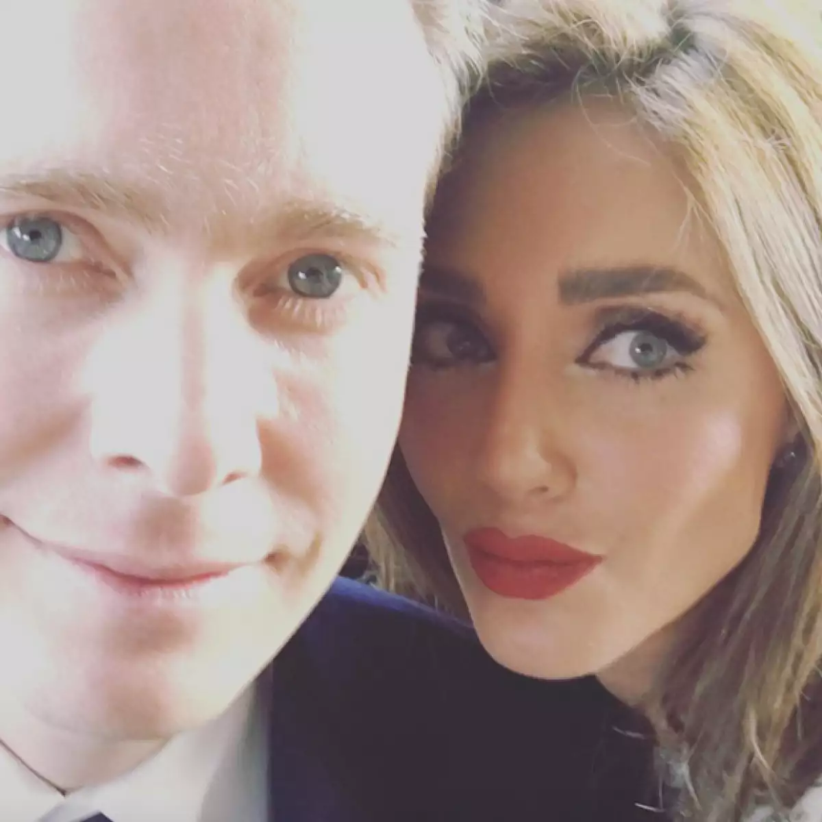 Anahí y su esposo Manuel Velasco, gobernador de Chiapas.