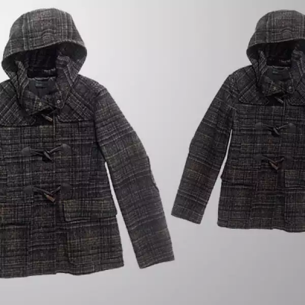 Fabricado en lana, este abrigo te puede resguardar contra la lluvia vespertina.