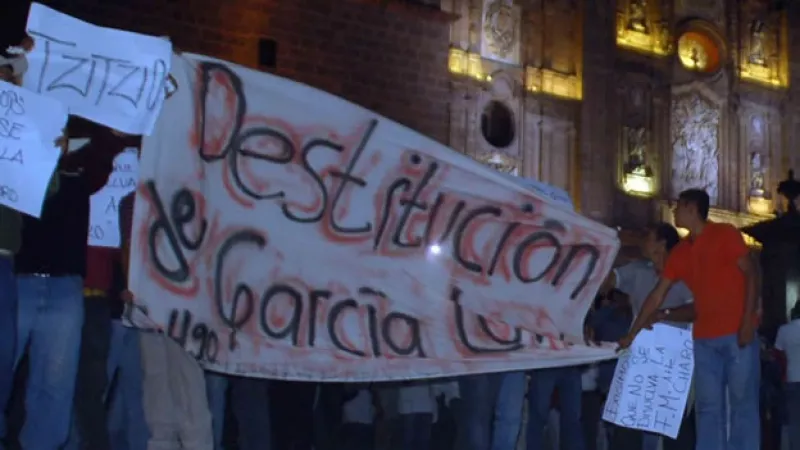 Tercera protesta en apoyo a La Familia