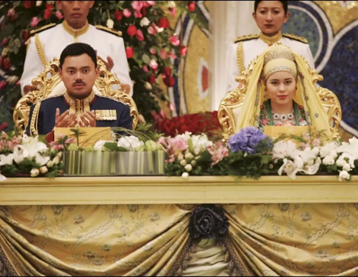 Sarah Pengiran Salleh se casó con tan sólo 17 años.