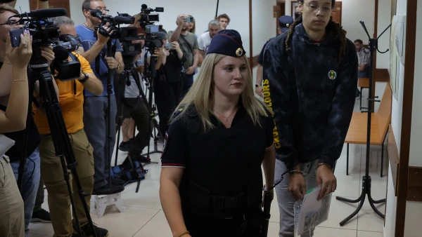 Court hearing of U.S. basketball player Brittney Griner in Khimki