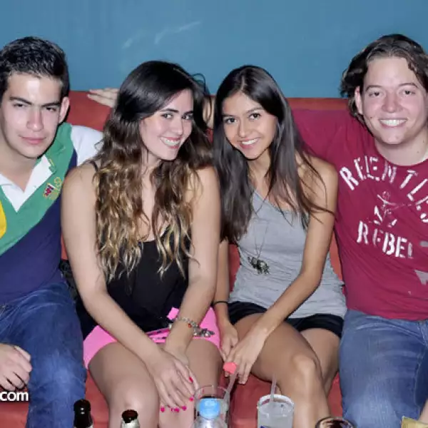 Roberto Guemo, Mayra de Alba, Endy Rodríguez y Adrián Contreras