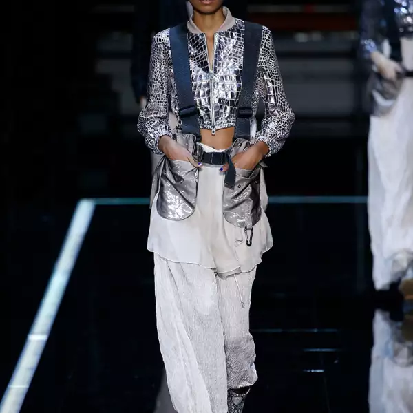 Emporio Armani show, Runway, Spring Summer 2019, Milan Fashion Week, Italy - 20 Sep 2018