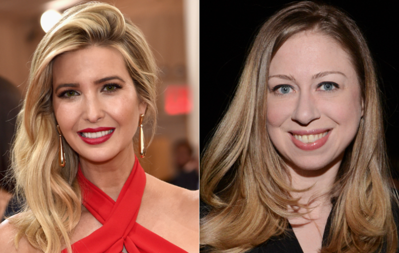 Ivanka Trump y Hillary Clinton