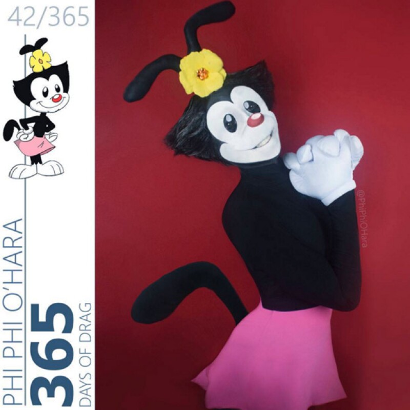 Todo esto es parte de su proyecto 365 days of drag.