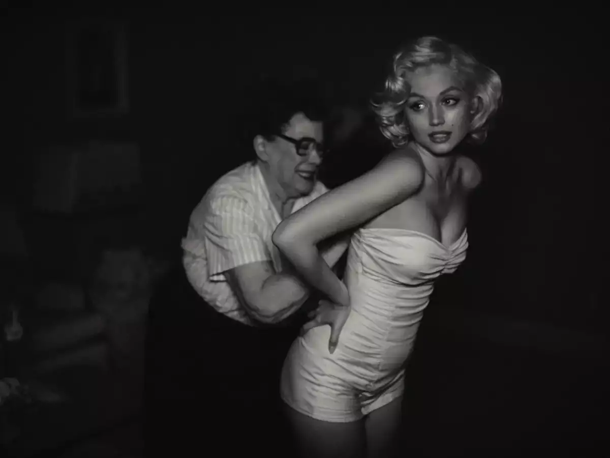 Ana de Armas como Marilyn Monroe