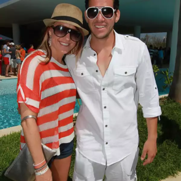 Courtney Gornall y Mauricio Infanzon