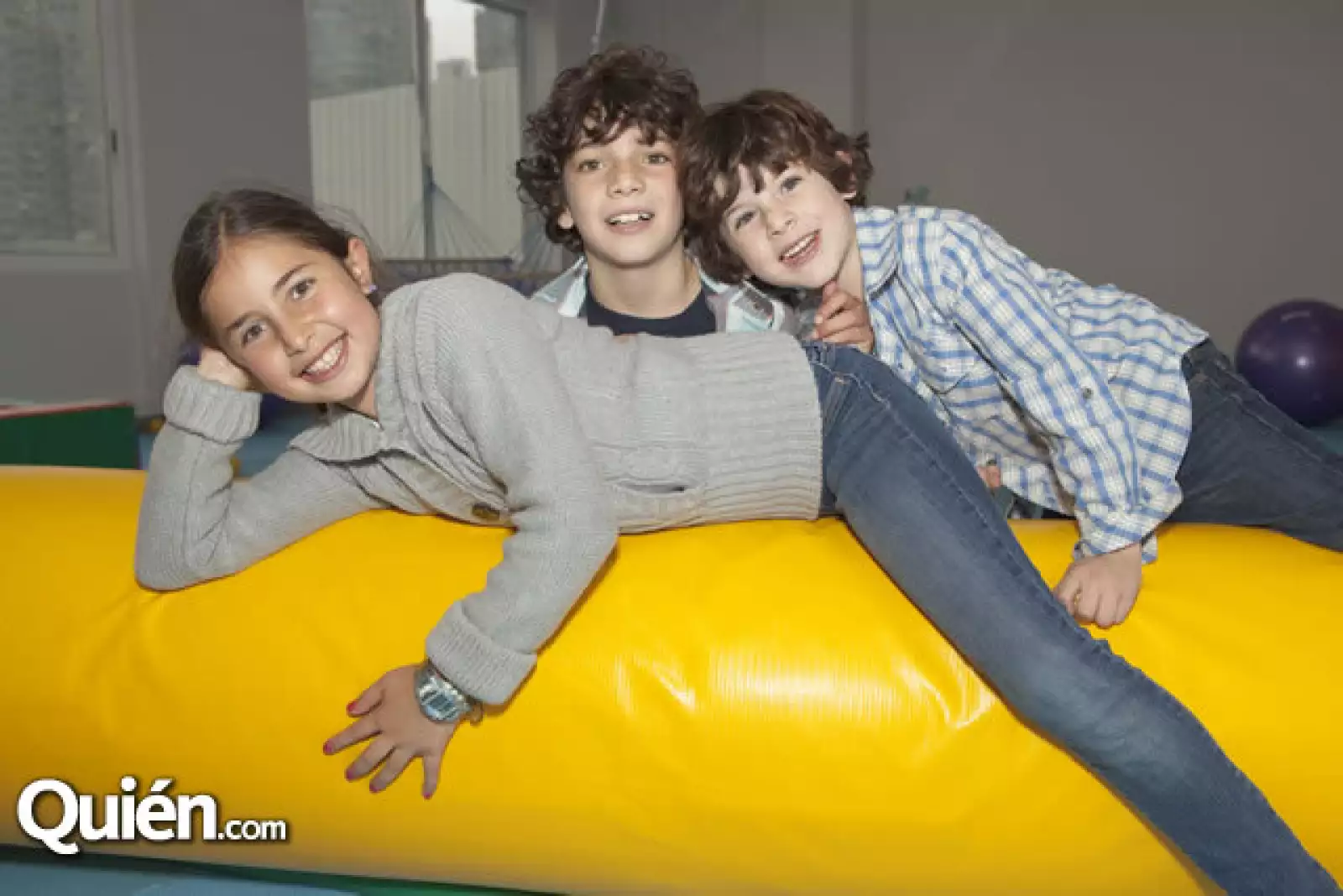 Esther Zaga con Jaime y Abraham Achar