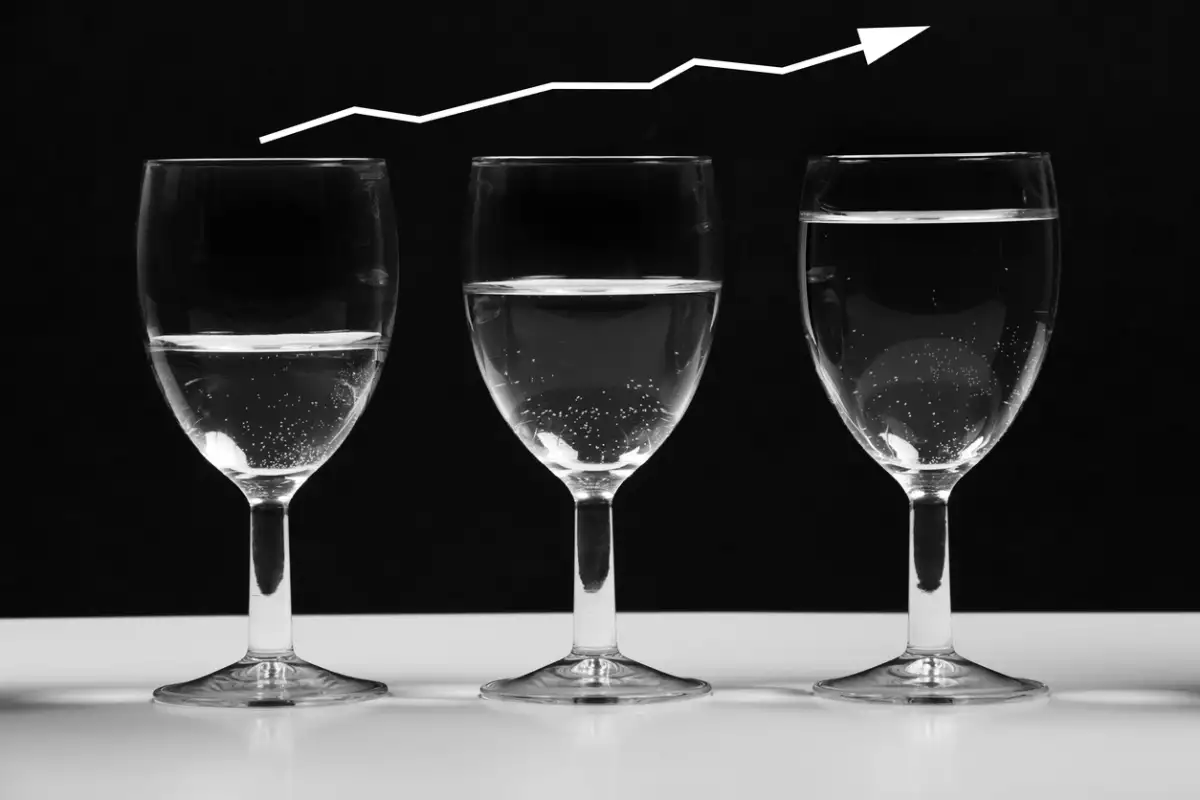 vaso medio lleno o vacío de inversiones