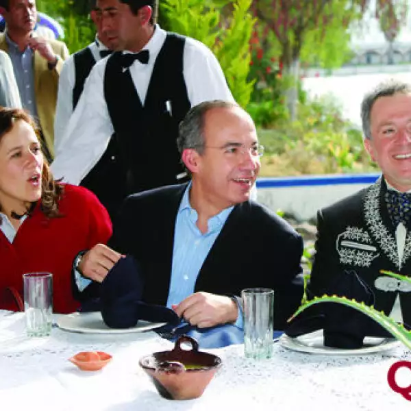 Margarita Zavala, Fellipe Calderón, Santiago Creel