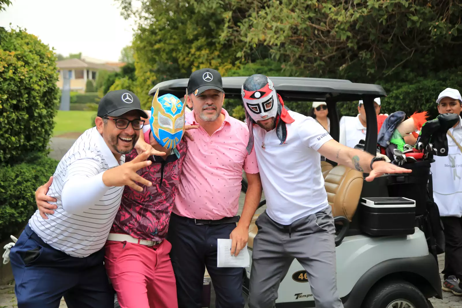 Avelino García, Pablo  Barquet, Jaime González y Jonathan Barq