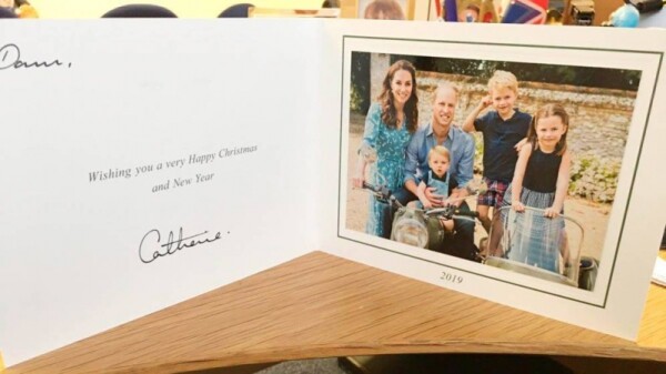 Postal navideña 2019 duques de Cambridge