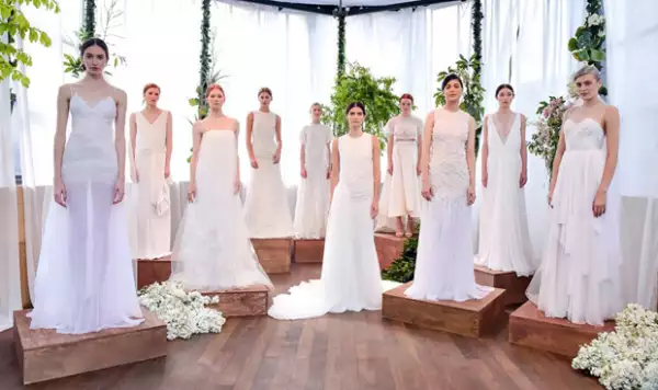 Algunas de las propuestas de la línea mexicana de lujo para novias.