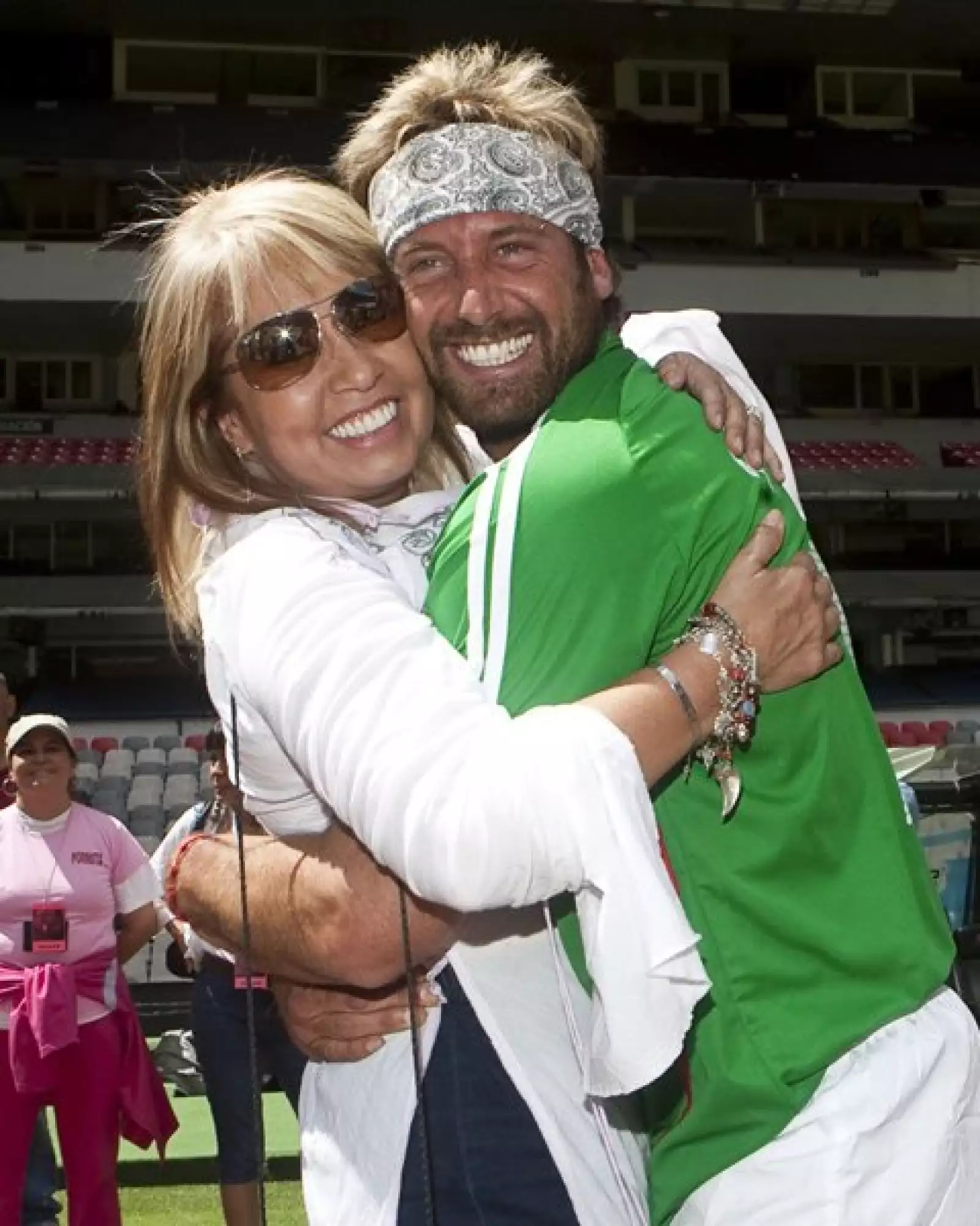 Marcelo Cordoba, Gabriel Soto y Daniela Lujan también se dieron cita en el Azteca.