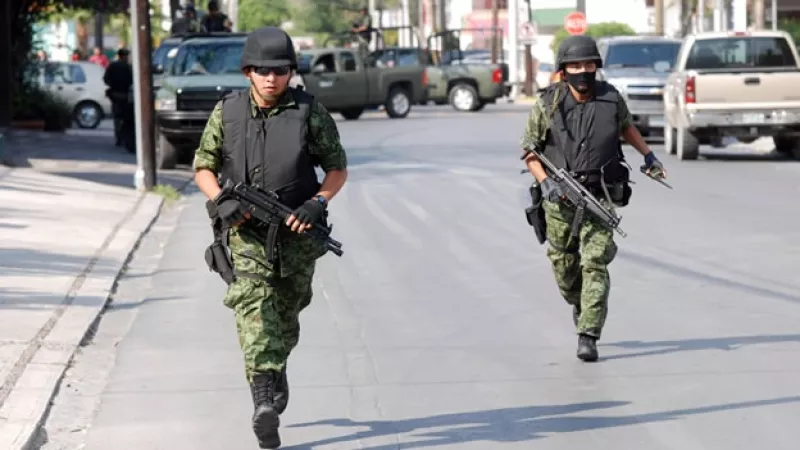militres en zonas civiles
