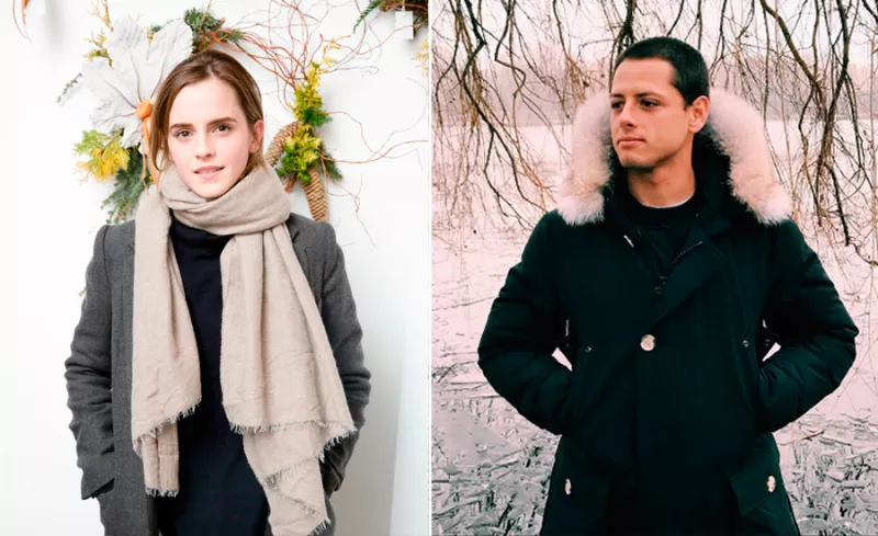 emma watson y javier chicharito hernández