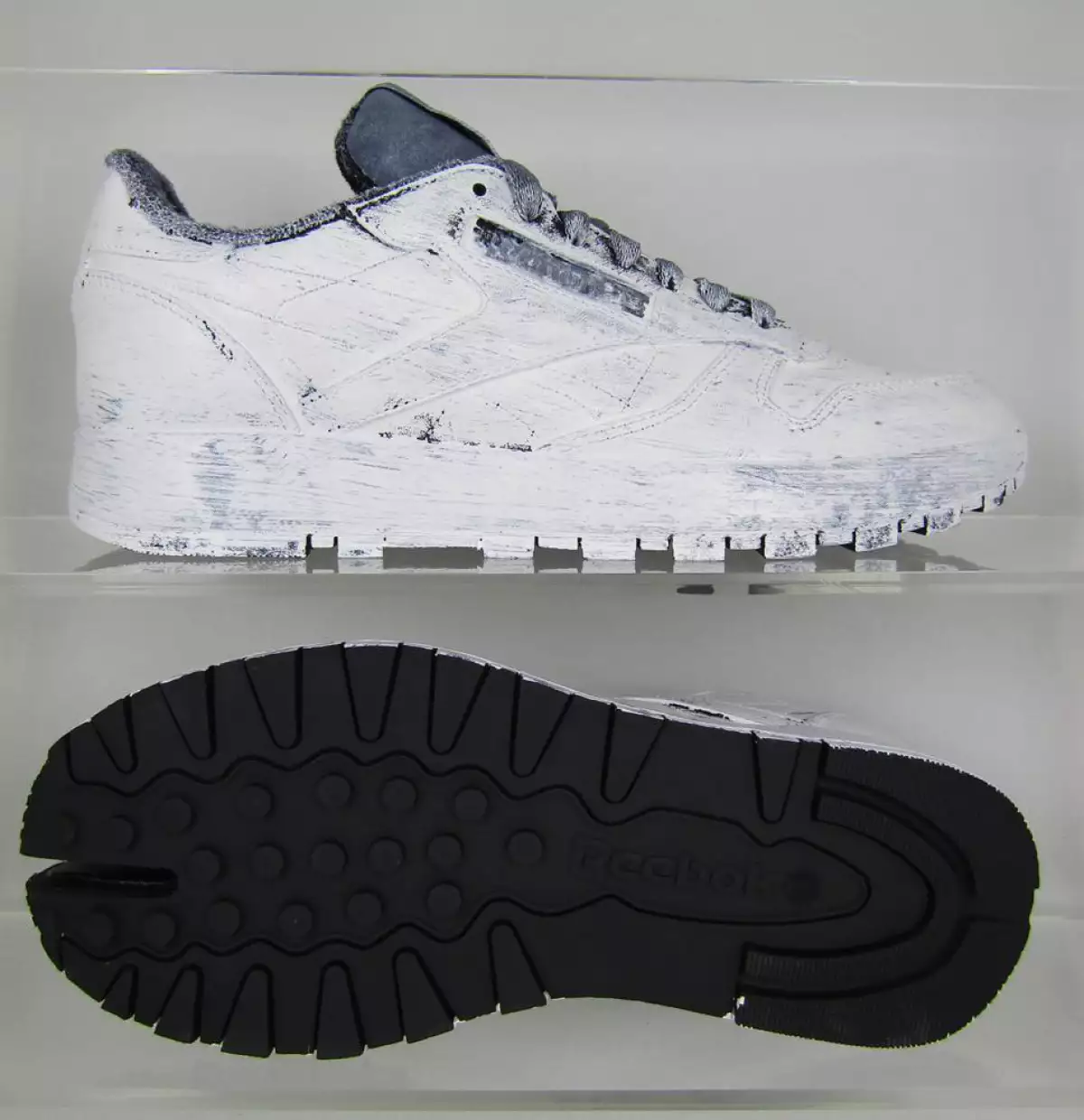 Classic Leather Tabi Bianchetto